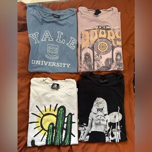 4x Assorted Graphic Tees